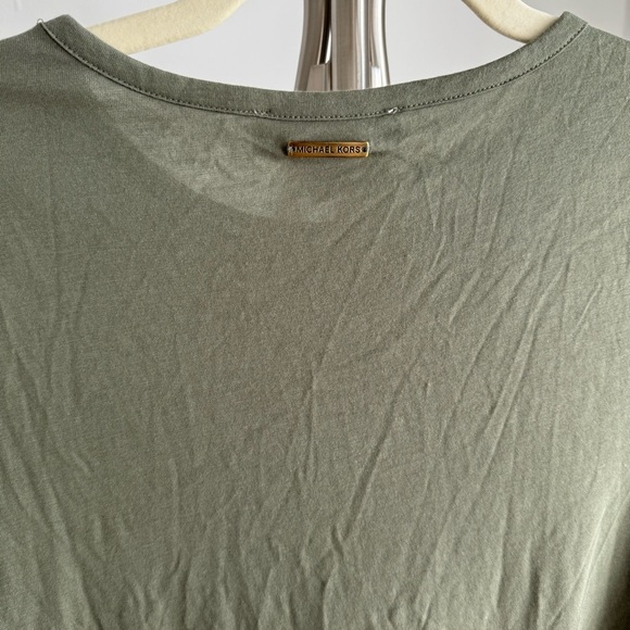 NWT Michael Kors Olive Green Women's Top size Small - Picture 4 of 5